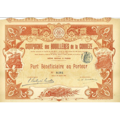 Cie des Houillères de Corrèze