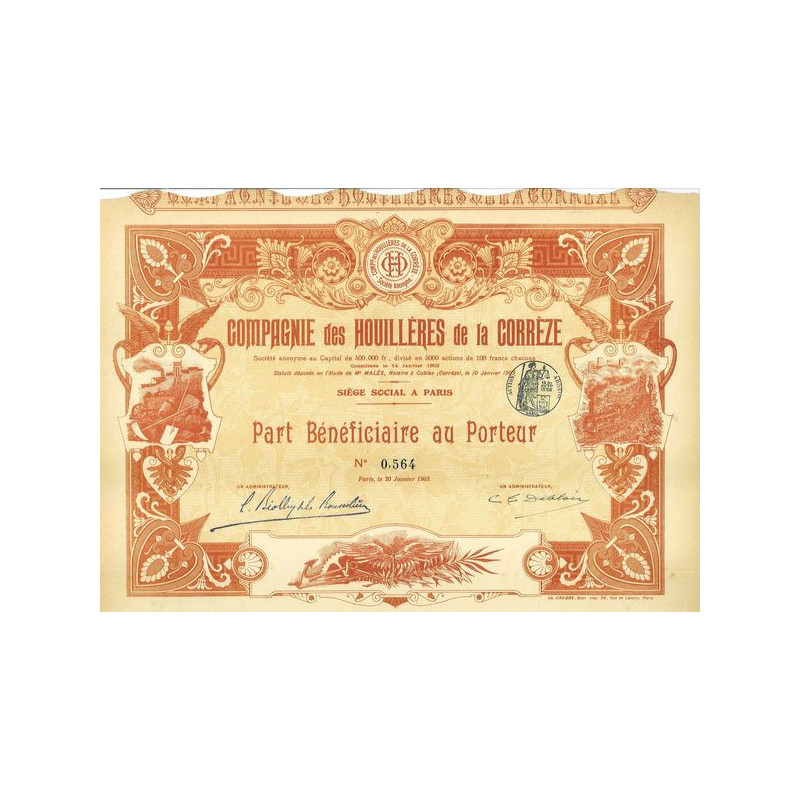 Cie des Houillères de Corrèze