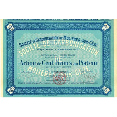 Sté de Carbonisation de Molières-sur-Cèze