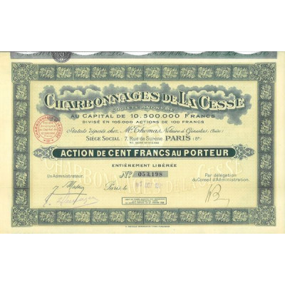 Charbonnages de la Cesse (Act)