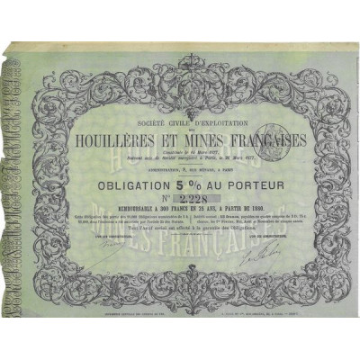 Sté Civile d'Exploitation des Houillères et Mines Françaises