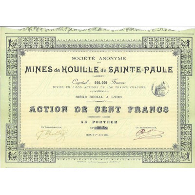 S.A. des Mines de Houille de Sainte-Paule
