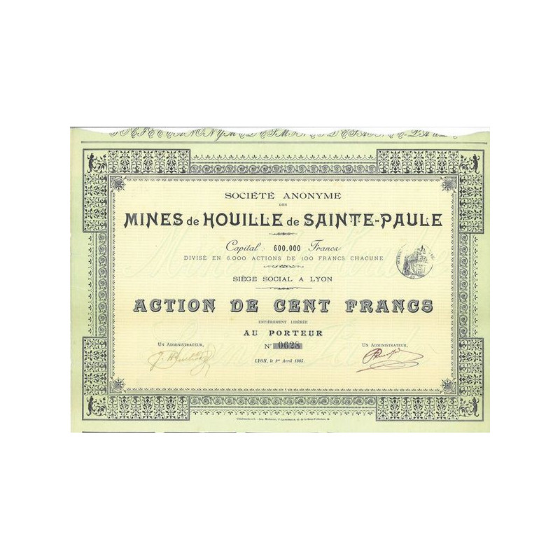 S.A. des Mines de Houille de Sainte-Paule