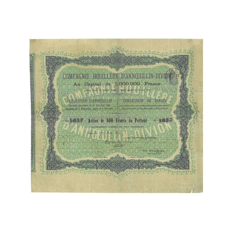 Cie Houillère d'Annoeullin-Divion