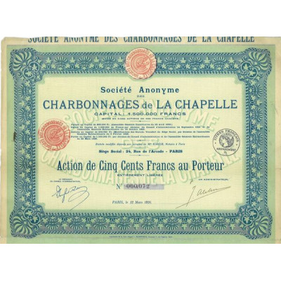 S.A. des Charbonnages de La Chapelle