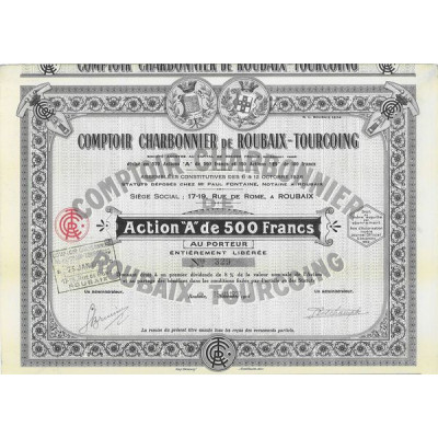 Comptoir Charbonnier de Roubaix-Tourcoing (Act modèle 1)
