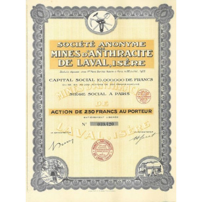 S.A. des Mines d'Anthracite de Laval - Isère