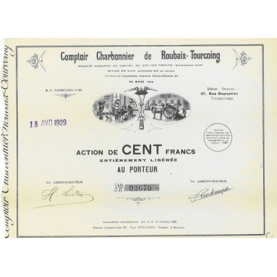 Comptoir Charbonnier de Roubaix-Tourcoing (Act modèle 2)