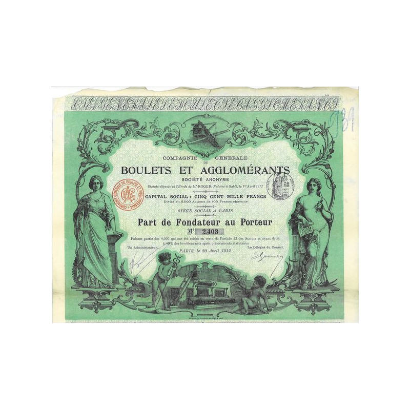 Cie Gale de Boulets et Agglomérants (PF)