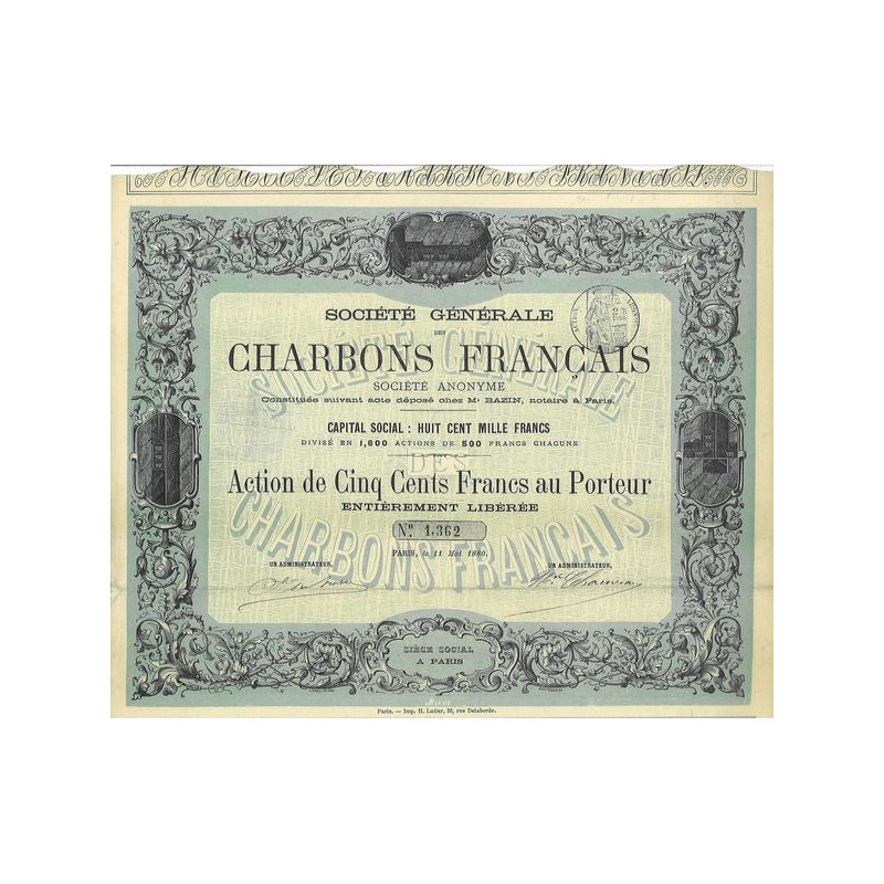 Sté Gale des Charbons Français