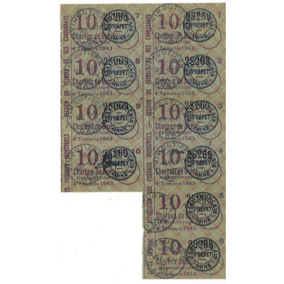 Office Central de Répartition des Produits Industriels - Section du Pétrole et des Carburants - 50 kg Charbon de Bois - Carburat