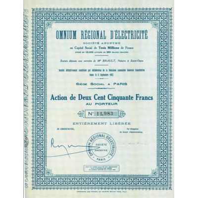 Omnium Régional d'Electricité
