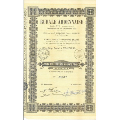 Rurale Ardennaise (Act 250 F)