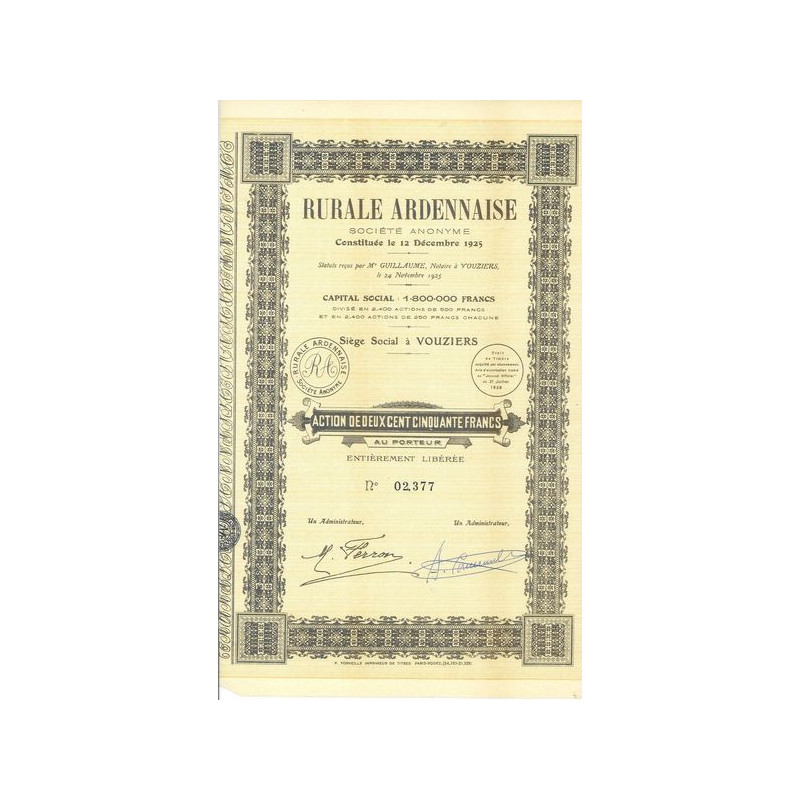 Rurale Ardennaise (Act 250 F)