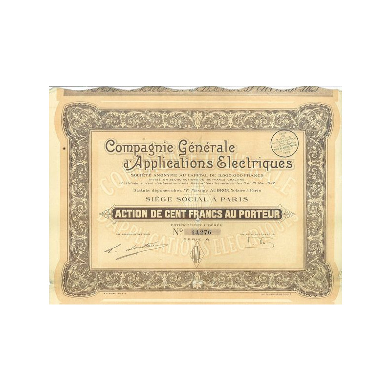 Cie Gale d'Applications Electriques