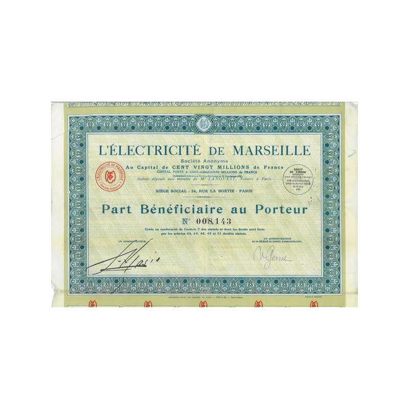 L'Electricité de Marseille (PB)