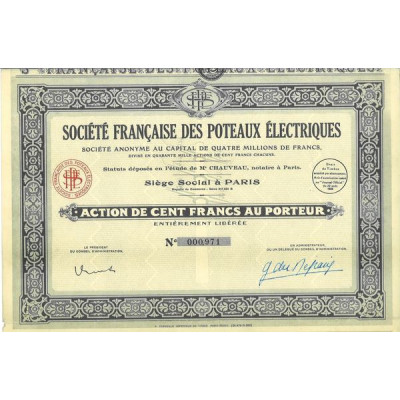 Sté Française des Poteaux Electriques