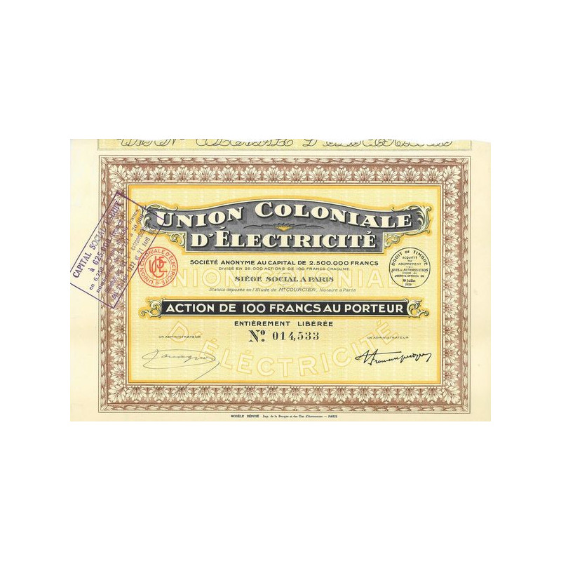 Union Coloniale d'Electricité