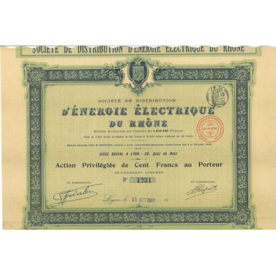 Sté de Distribution d'Energie Electrique du Rhône