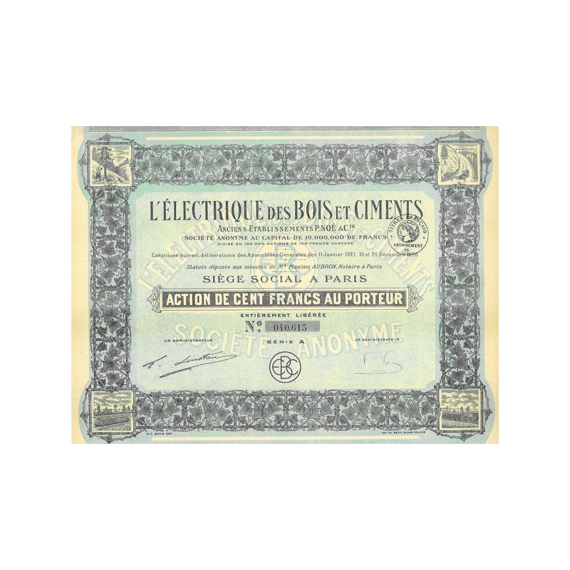 L'Electrique des Bois et Ciments