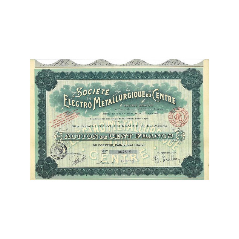 Sté Electro Métallurgique du Centre