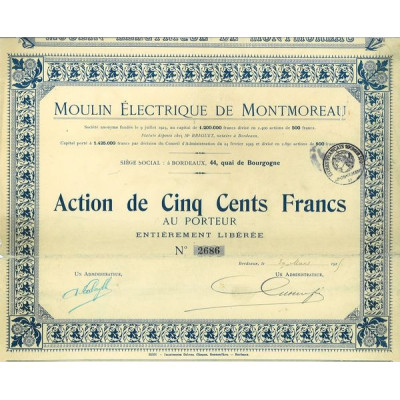 Moulin Electrique de Montmoreau