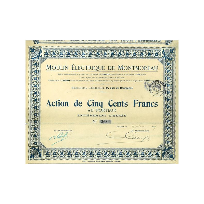 Moulin Electrique de Montmoreau