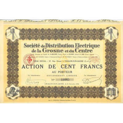 Sté de Distribution Electrique de la Grosne et du Centre