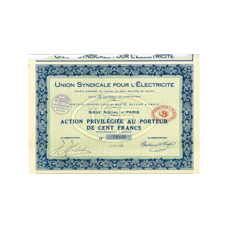 Union Syndicale pour l'Electricité