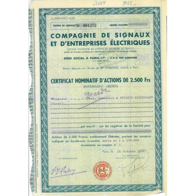Cie de Signaux et d'Entreprises Electriques