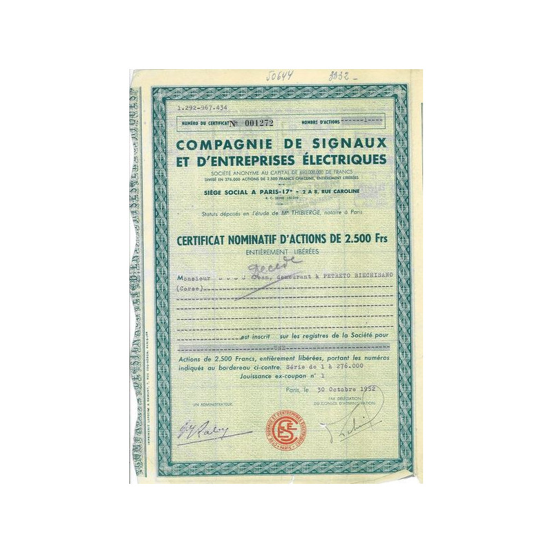 Cie de Signaux et d'Entreprises Electriques