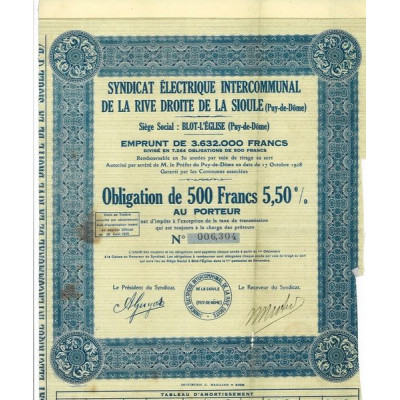 Syndicat Electrique Intercommunal de la Rive Droite de la Sioule (Puy-de-Dôme)