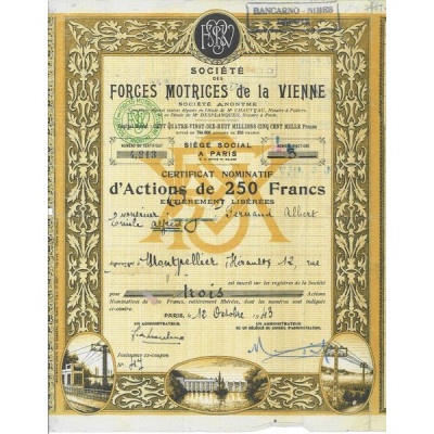 Sté des Forces Motrices de la Vienne