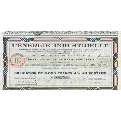 L'Energie Industrielle