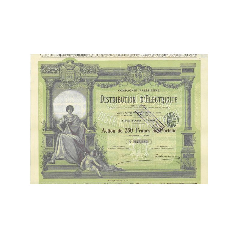 Cie Parisienne de Distribution d'Electricité (Act)