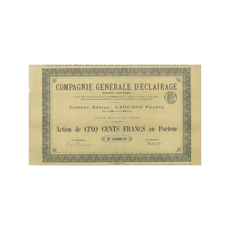 Cie Gale d'Eclairage