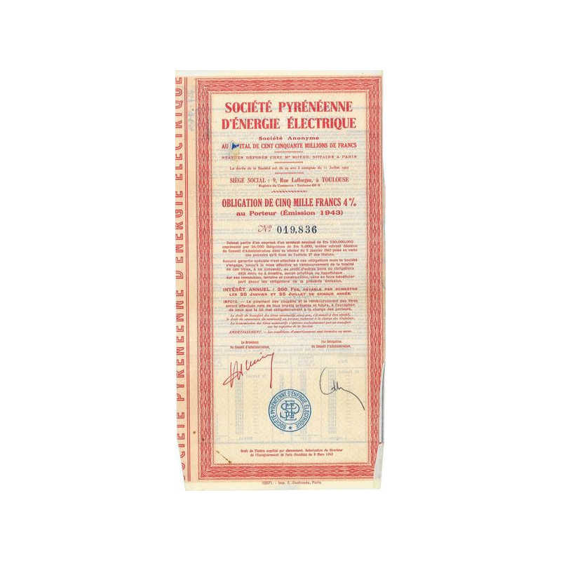 Sté Pyrénéenne d'Energie Electrique