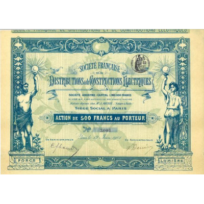 Sté Française de Distributions & de Constructions Electriques (Act)