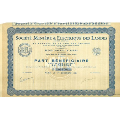 Sté Minière & Electrique des Landes