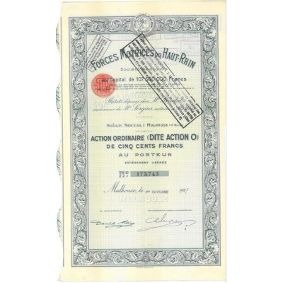 Forces Motrices du Haut-Rhin (Act O 500 F)