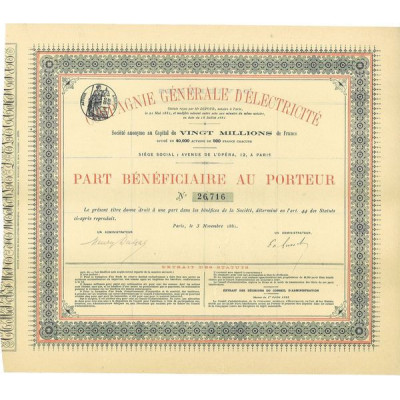 Cie Gale d'Electricité