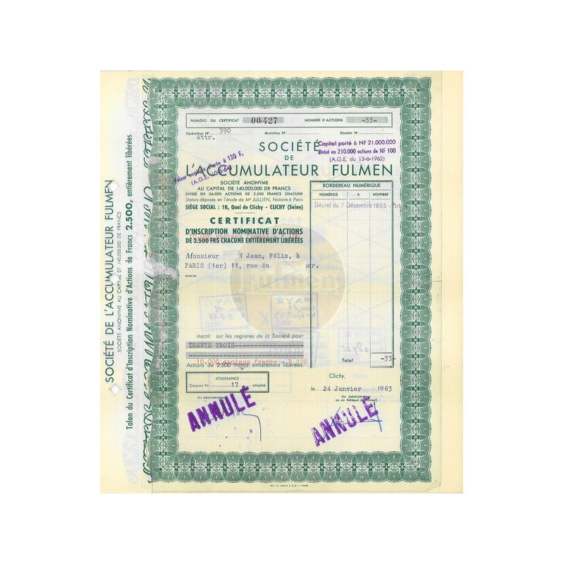 Sté de l'Accumulateur Fulmen