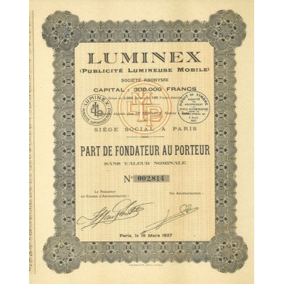 Luminex (Publicité Lumineuse Mobile)