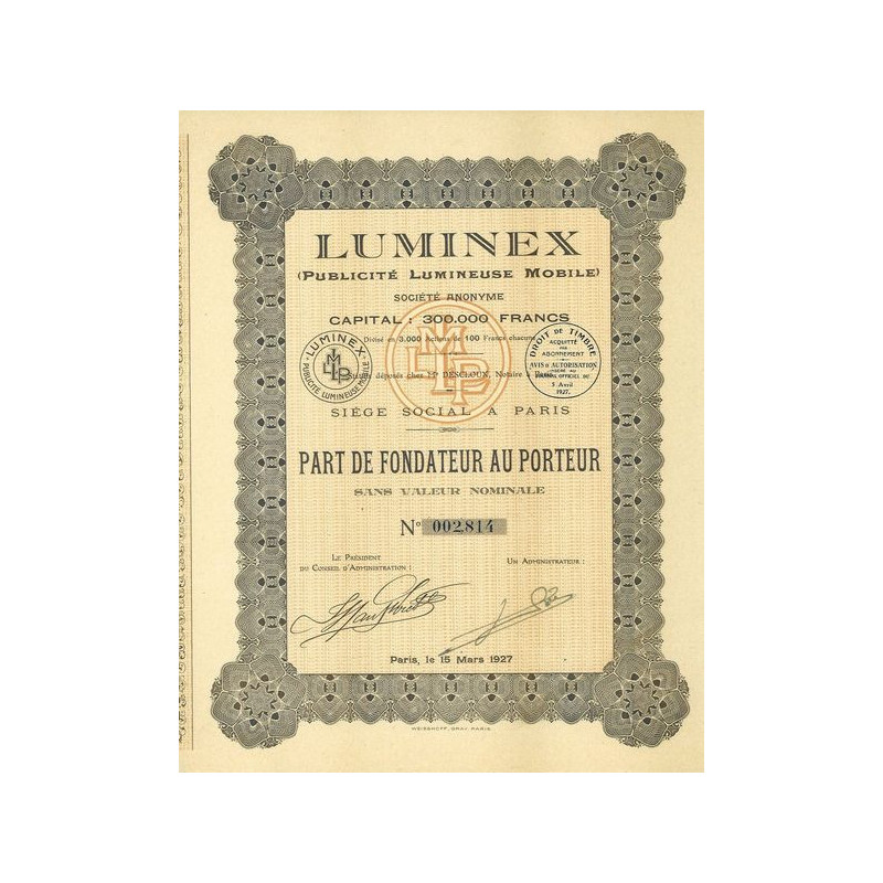 Luminex (Publicité Lumineuse Mobile)