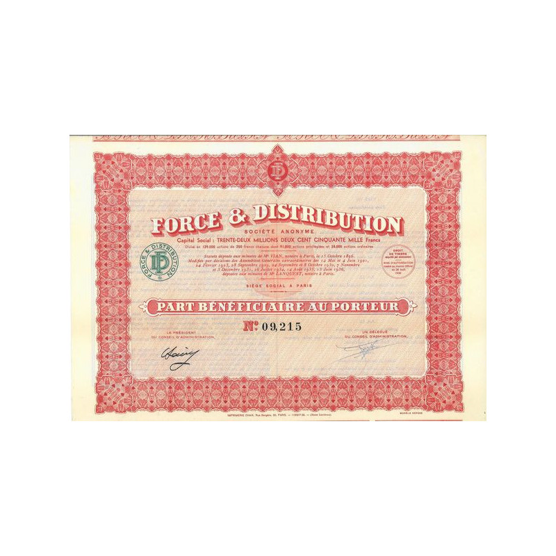 Force & Distribution