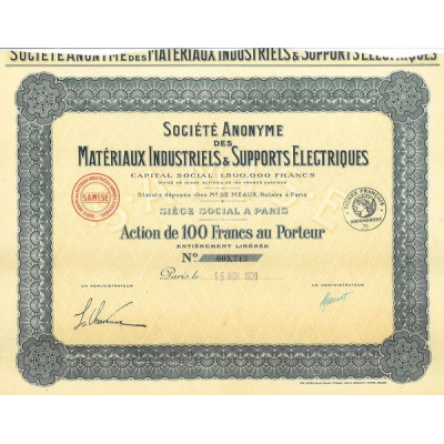 S.A. des Matériaux Industriels & Supports Electriques