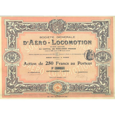 Sté Gale d'Aéro-Locomotion