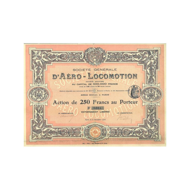 Sté Gale d'Aéro-Locomotion