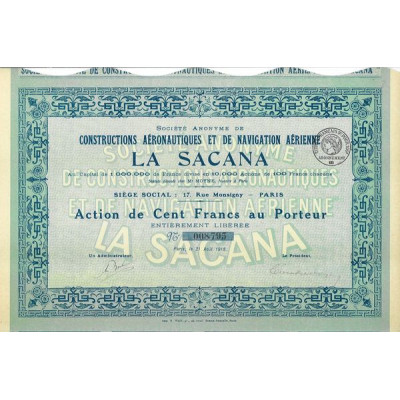 S.A. de Constructions Aéronautiques et de Navigation Aérienne La Sacana