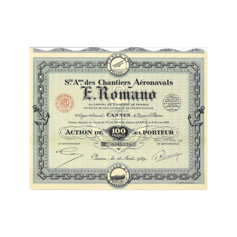 S.A. des Chantiers Aéronavals E. Romano